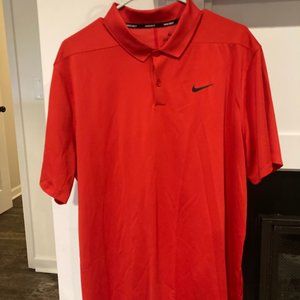 Red Nike Golf Polo XL